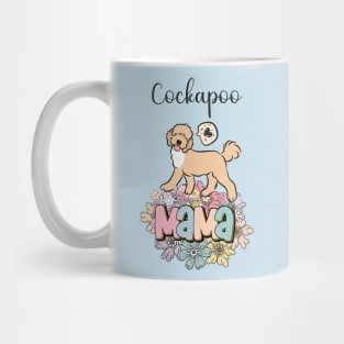 White and Apricot Cream Golden Cockapoo Mama 4 Mug